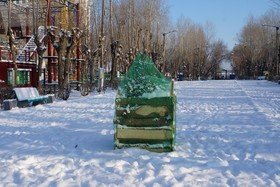 В парке "Эльмашевский" появилась первая ёлочка