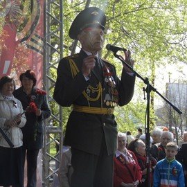 Праздничный митинг, посвященный 71-й годовщине разгрома фашистских войск