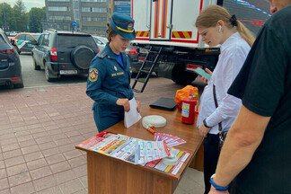 В Орджоникидзевском провели мастер-класс по пожарной безопасности