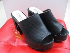  Обувь женская ЭКОНОМАРКЕТ Босоножки женские черные на платформе