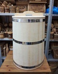  Fabrika Masterov Кадка Бочка деревянная 100 литров. Бочка для воды бани