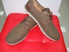 Обувь мужская ЭКОНОМАРКЕТ Туфли мужские коричневые с перфорацией
