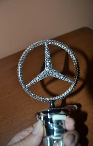 Fabrika Masterov Эмблема "Mercedes-Benz" с кристаллами Swarovski - фото 4