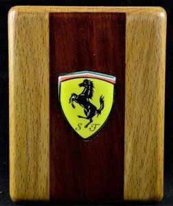 Fabrika Masterov Портсигар из дерева ручной работы Ferrari - фото 2